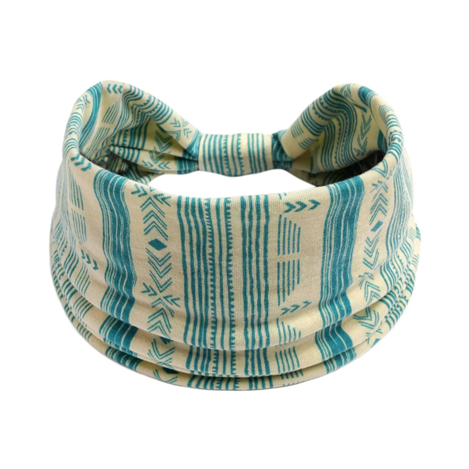 Sports Headband Elastic Headwear Girls Knotted Headband Headwear Elastic Wicking Wide Running Hair Band Non Slip Headbands