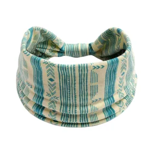 Sports Headband Elastic Headwear Girls Knotted Headband Headwear Elastic Wicking Wide Running Hair Band Non Slip Headbands