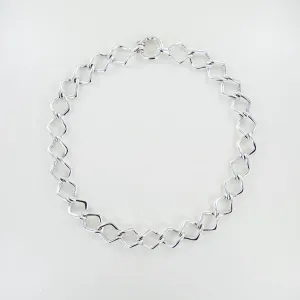 SQUARE LINK ELECTROFORM NECKLACE