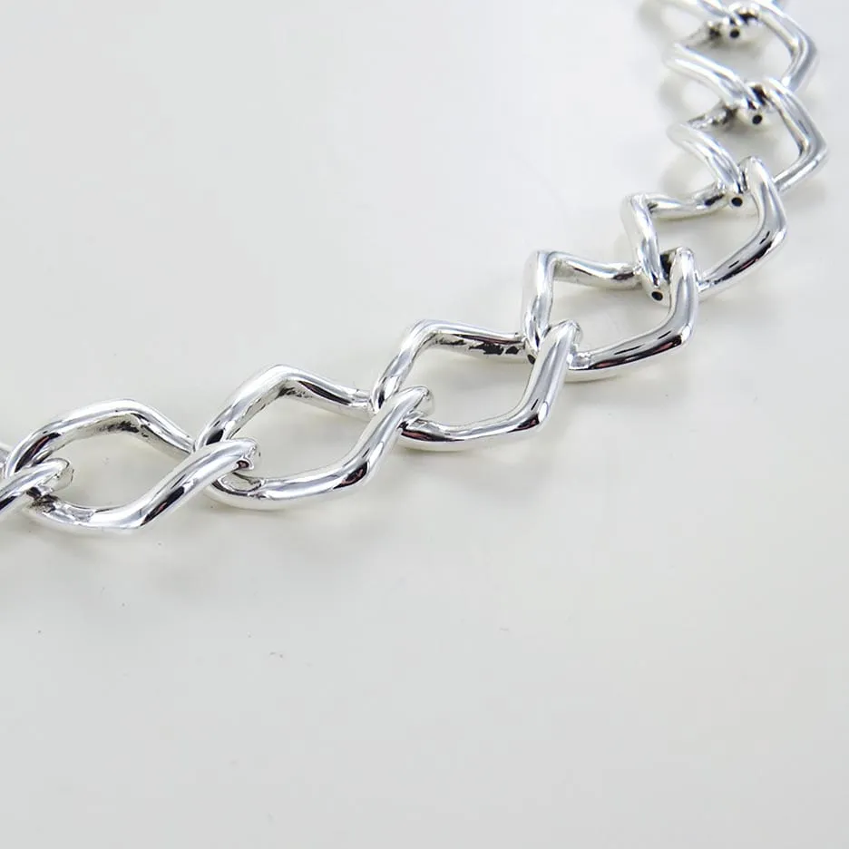 SQUARE LINK ELECTROFORM NECKLACE