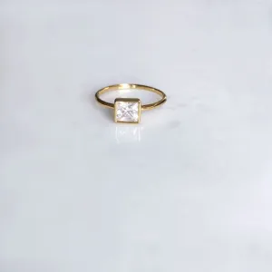 Square shape CZ ring #HC16008