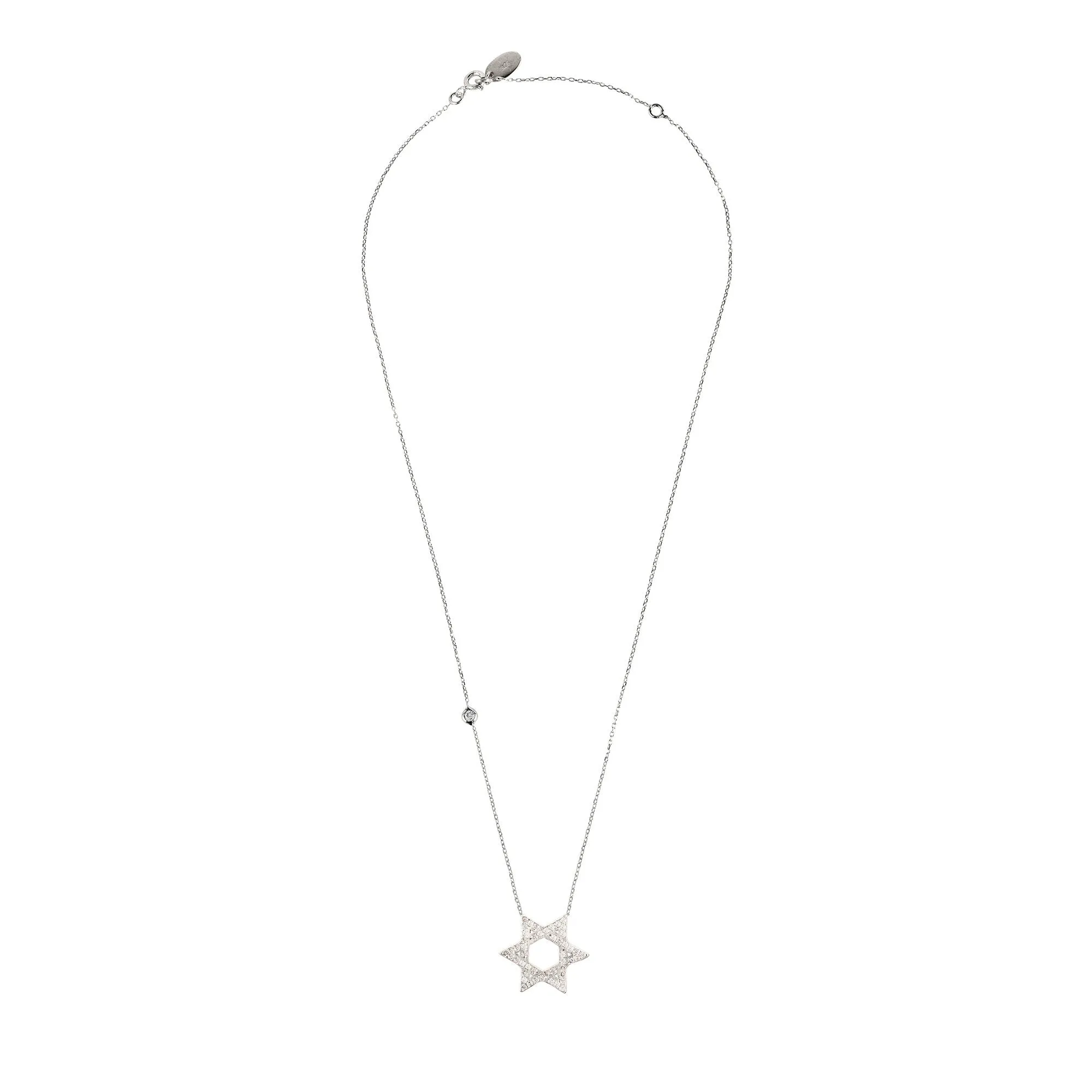 Star of David Necklace Dipped in Rose Gold