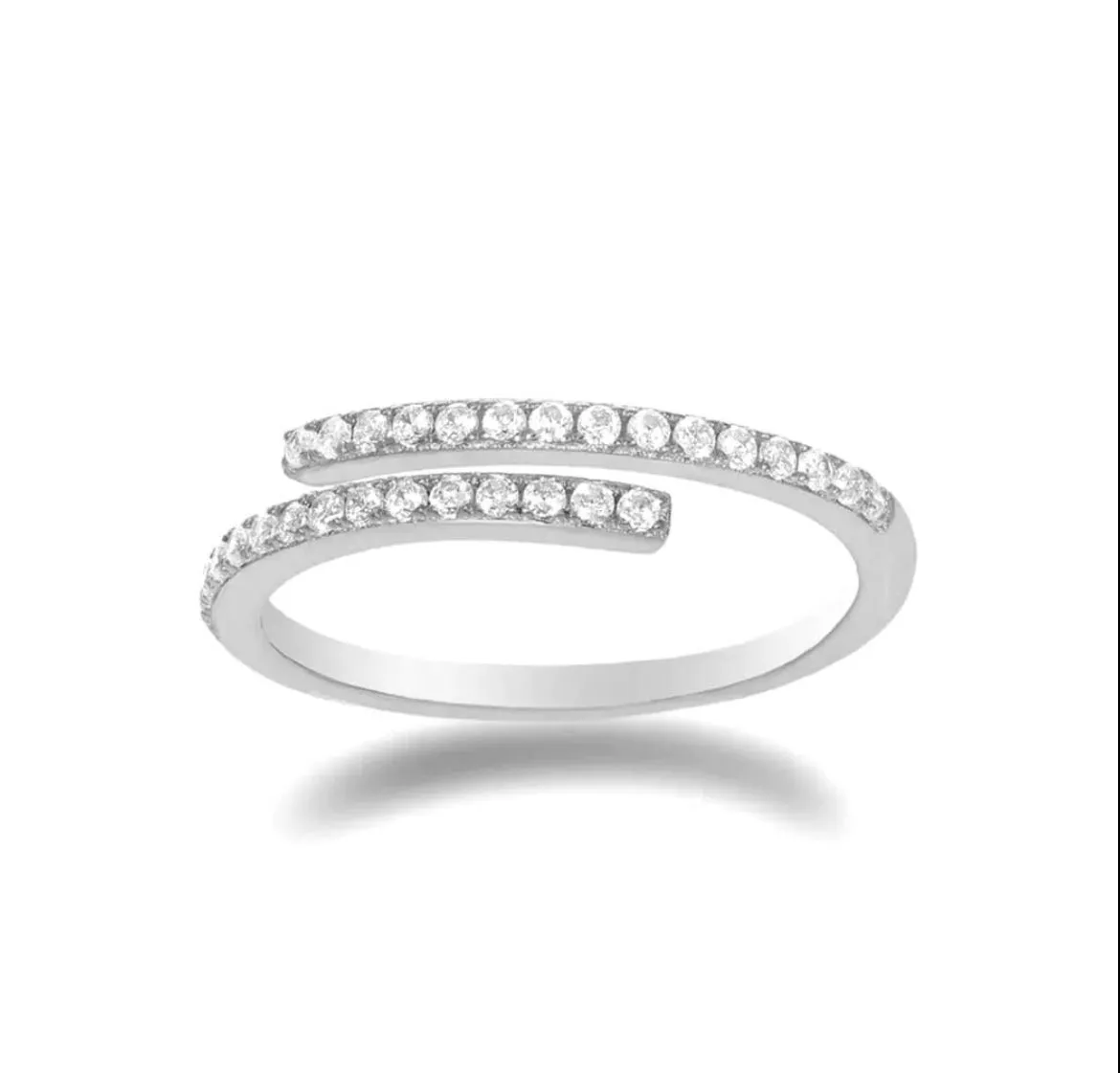 Sterling Silver Ashton Adjustable Ring