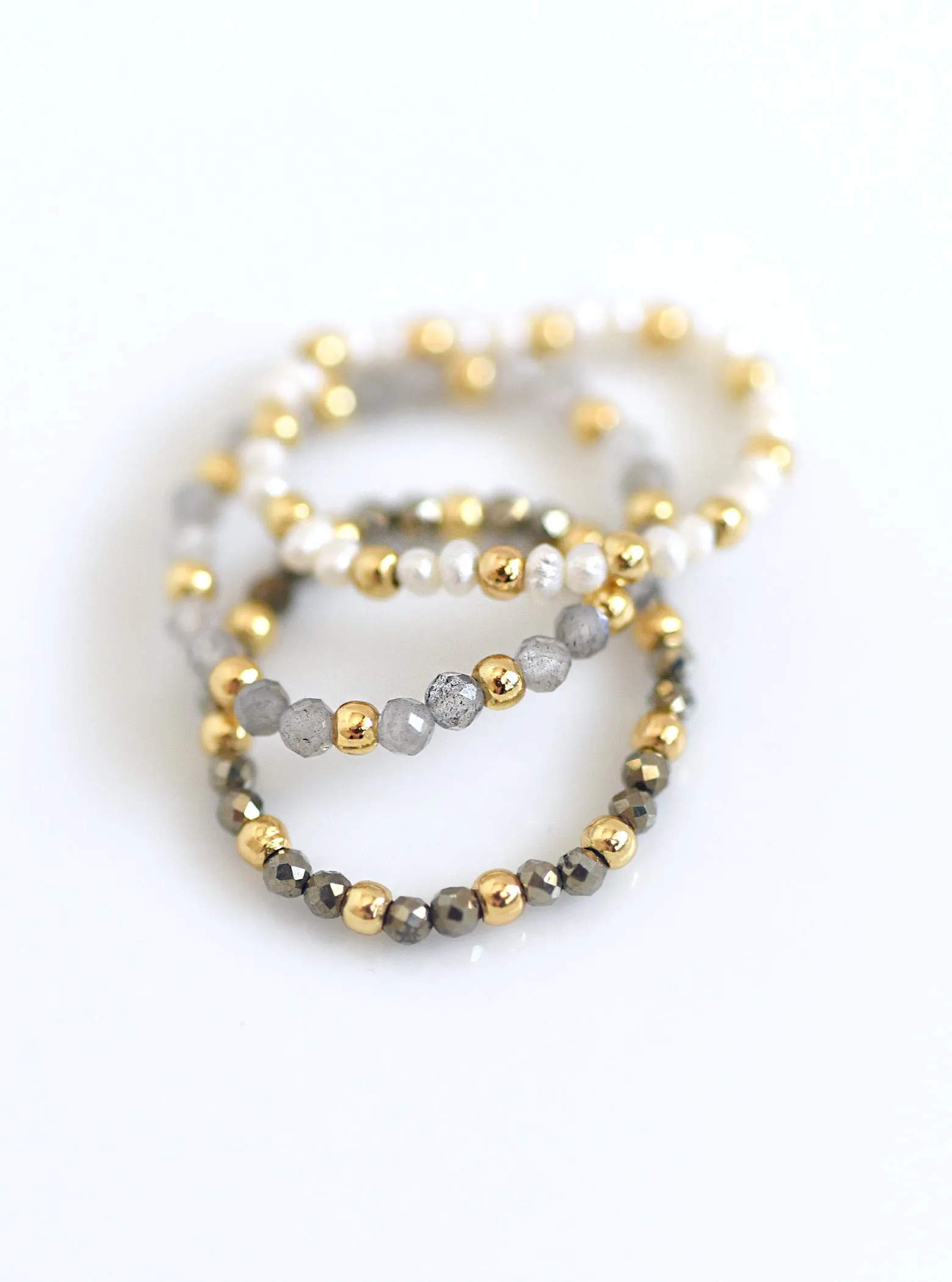 Stretchable Beaded Ring