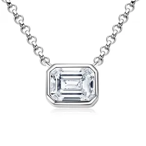 Stylish 1ct Suaque Moissanite Necklace