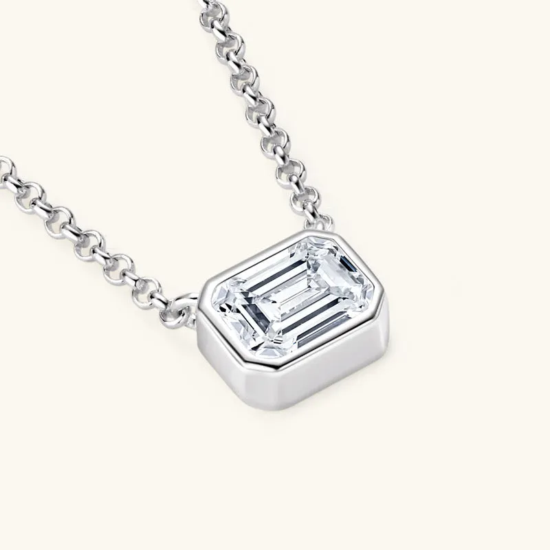Stylish 1ct Suaque Moissanite Necklace