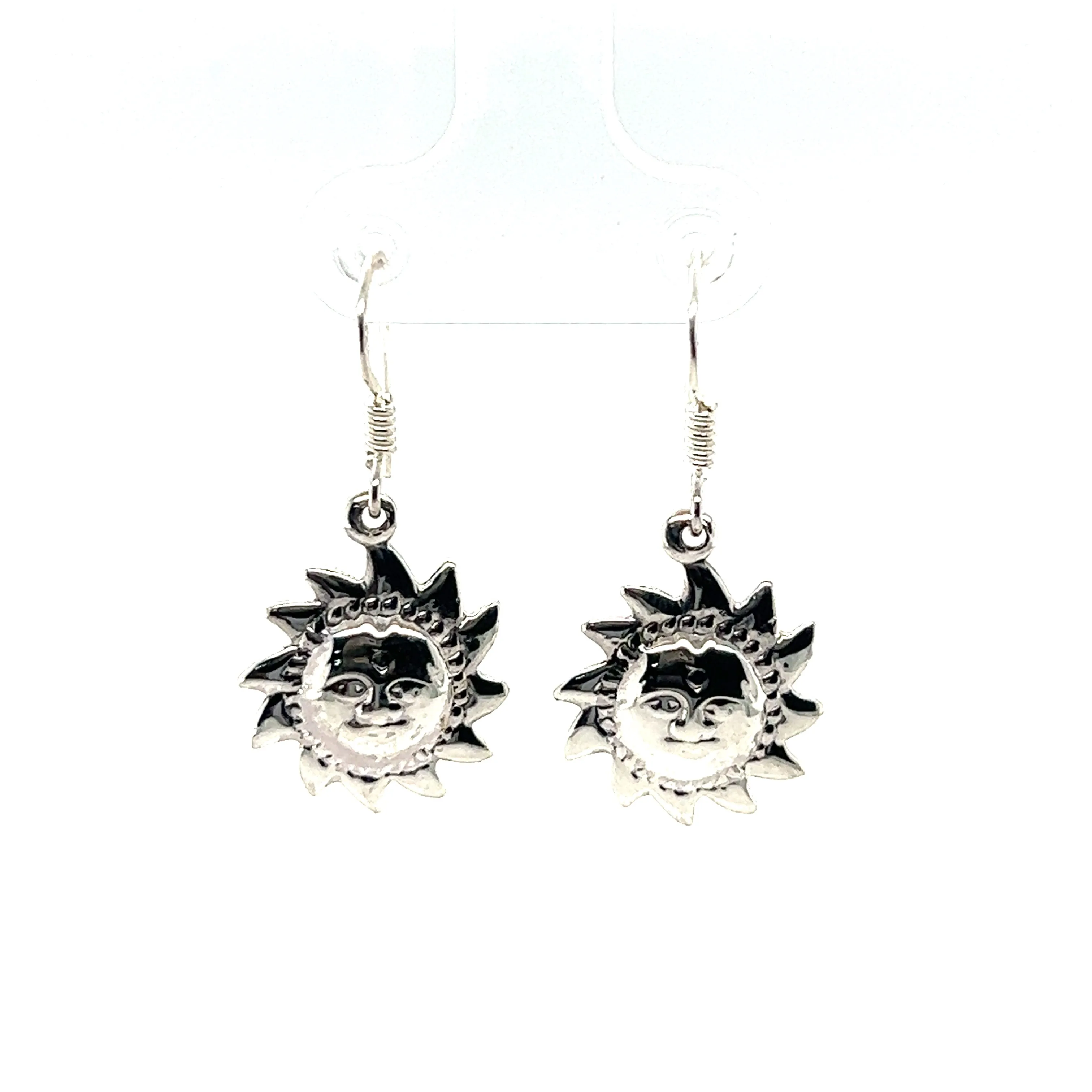 Sun with Face Earrings