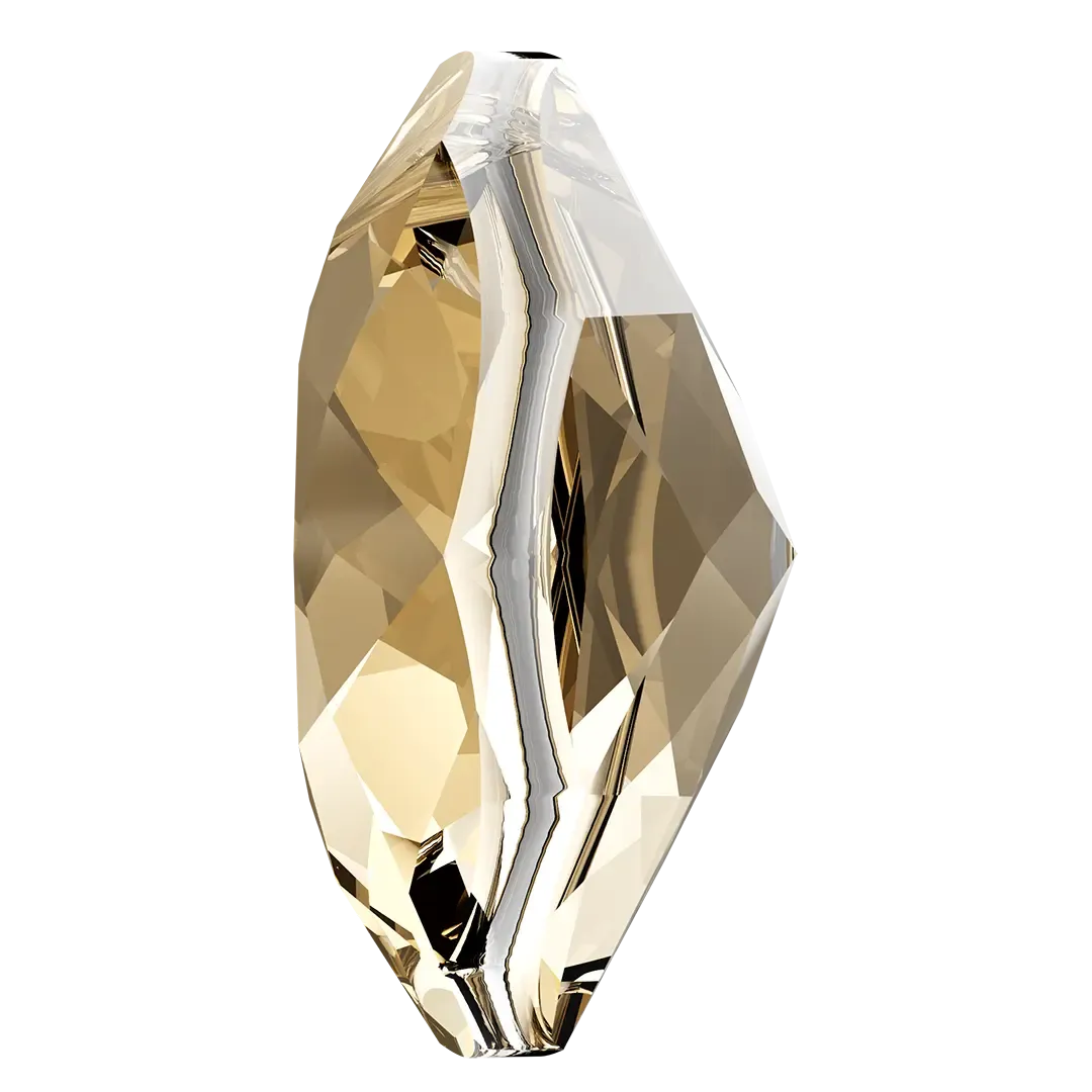 Swarovski Pendants Classic Cut (6430) Crystal Golden Shadow