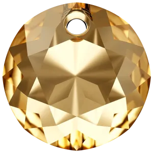 Swarovski Pendants Classic Cut (6430) Crystal Golden Shadow
