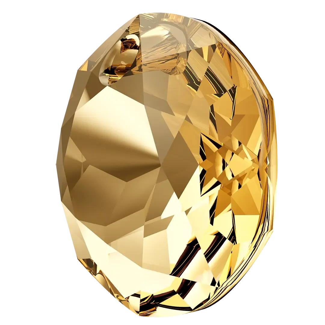 Swarovski Pendants Classic Cut (6430) Crystal Golden Shadow