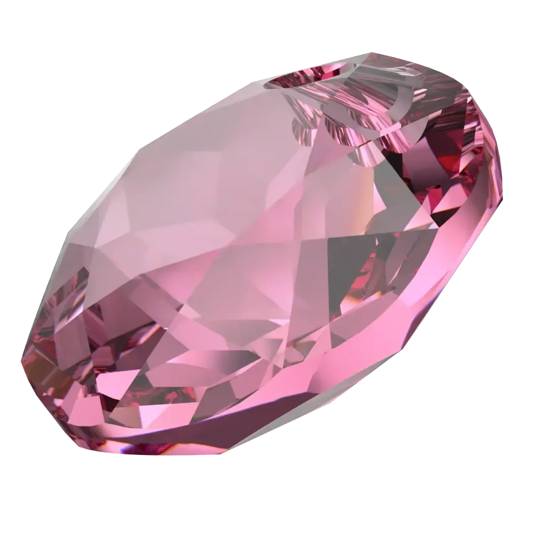 Swarovski Pendants Classic Cut (6430) Rose