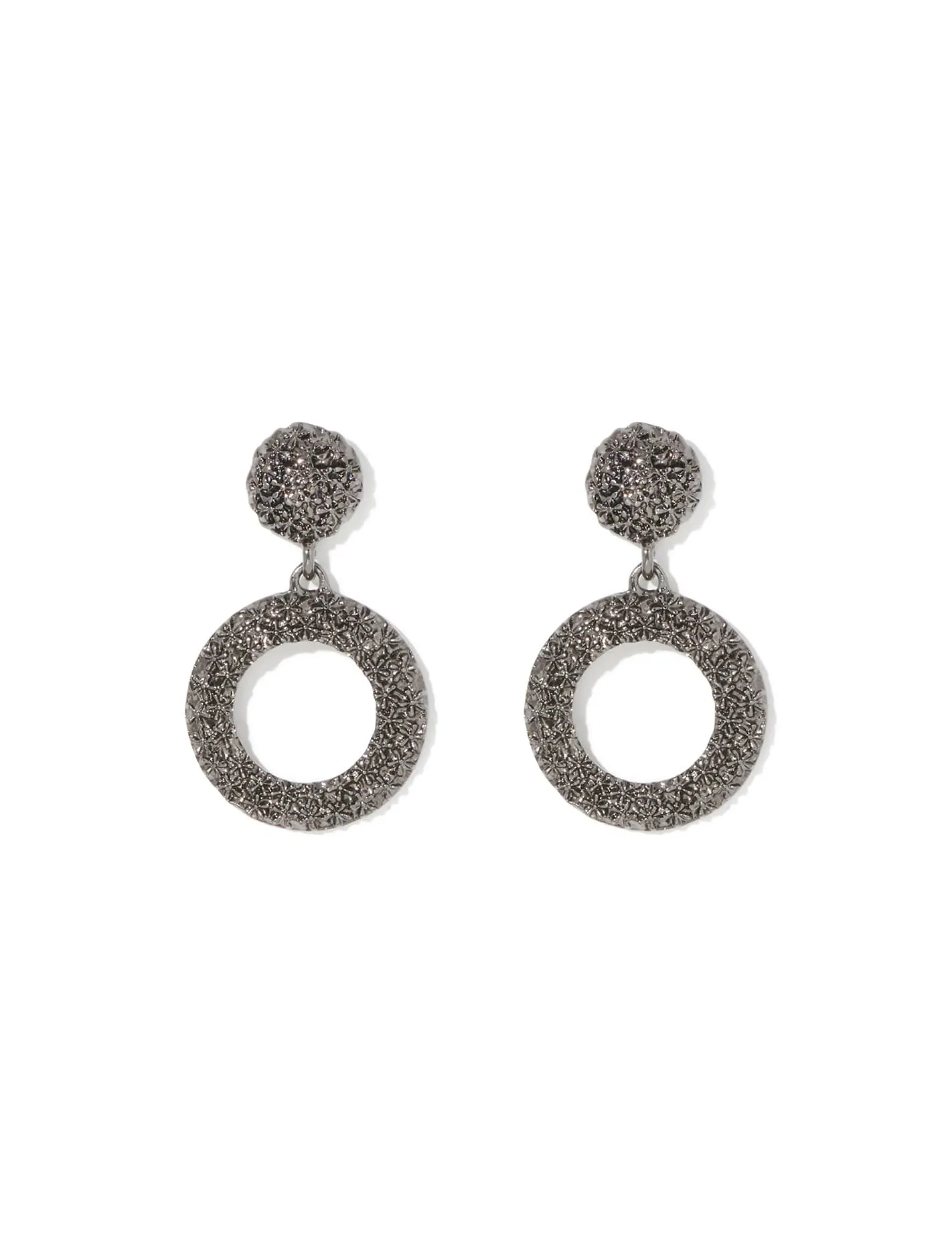 Tabby Texture Hoop Earrings