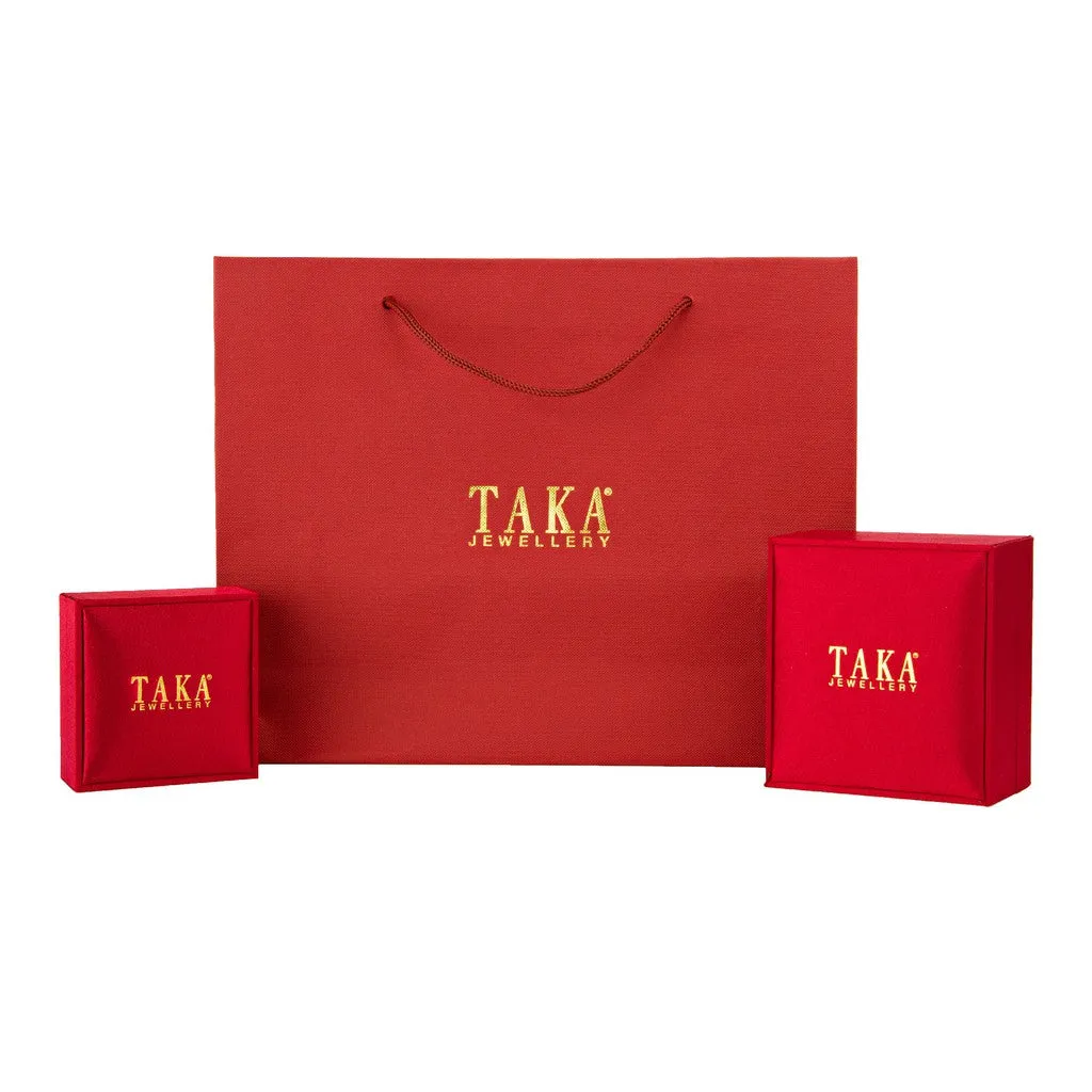 TAKA Jewellery 916 Gold Necklace Bold LOVE Letter