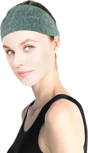 Teen Girls Head Wrap Women Knotted Turban Head Wrap Headband Wide Elastic Headband Sport Yoga Breathable Turbans