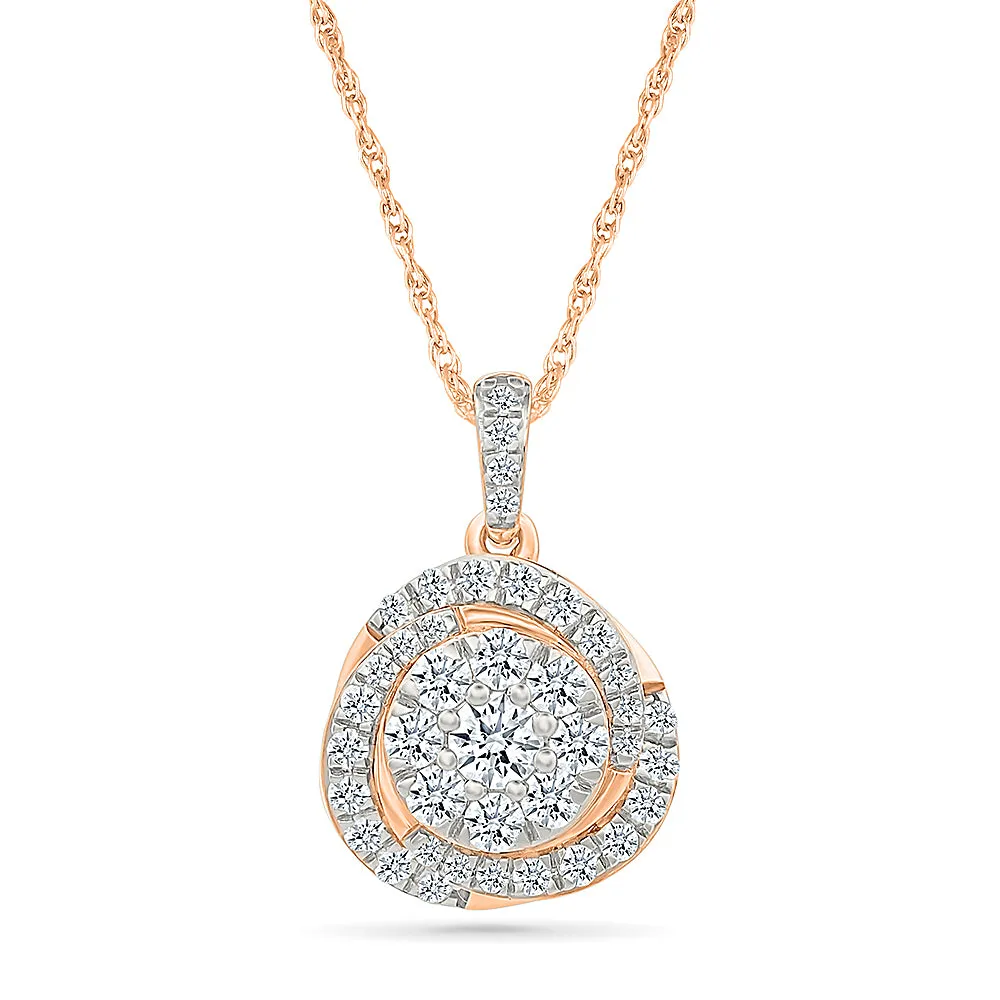 The Citran Gold & Diamond Pendant