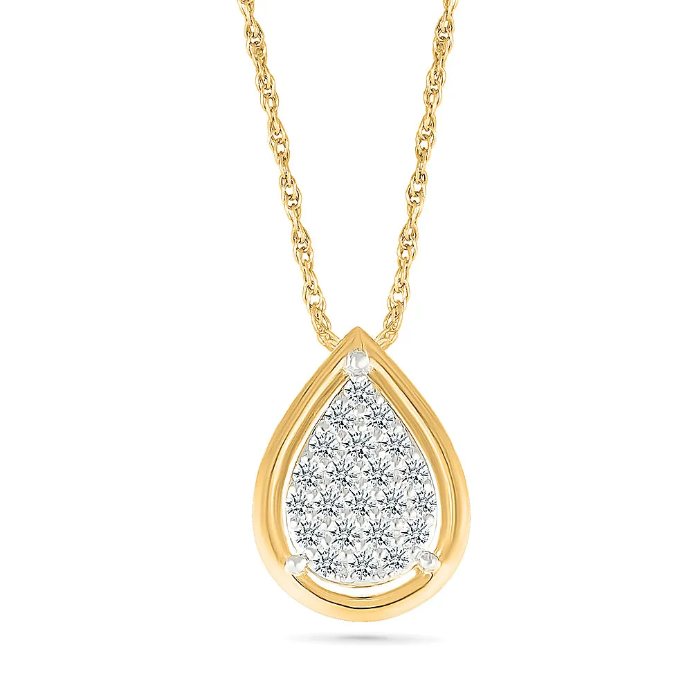 The Gleam Of Glory Diamond Pendant