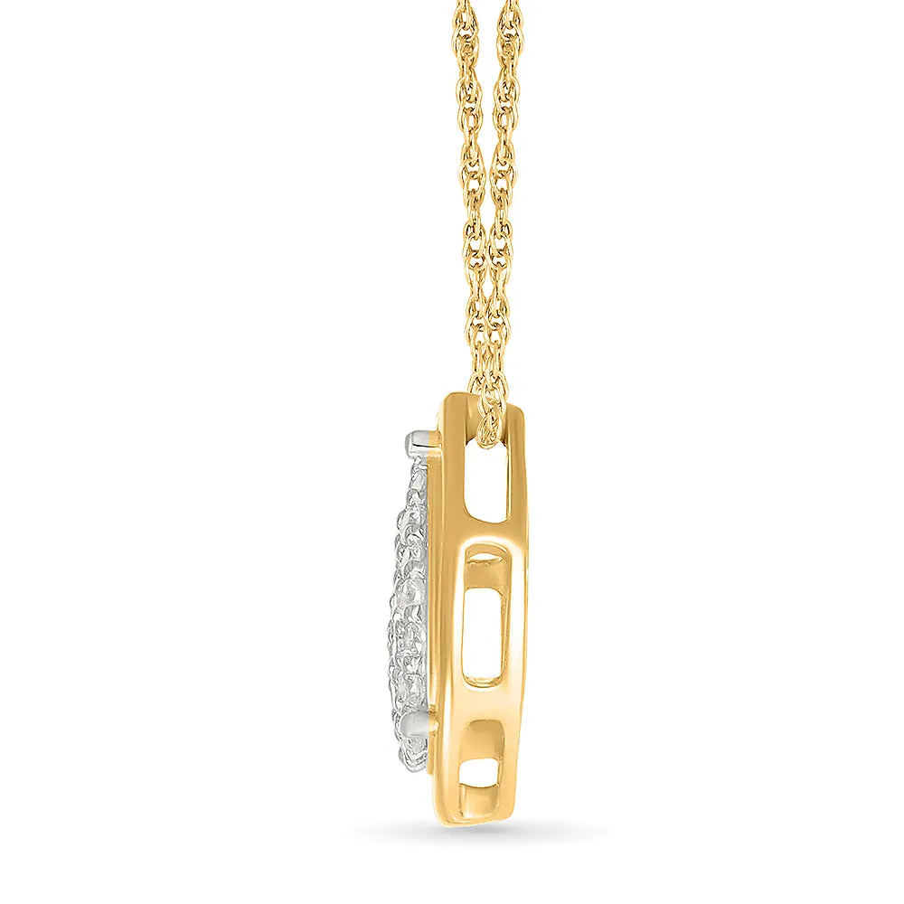 The Gleam Of Glory Diamond Pendant