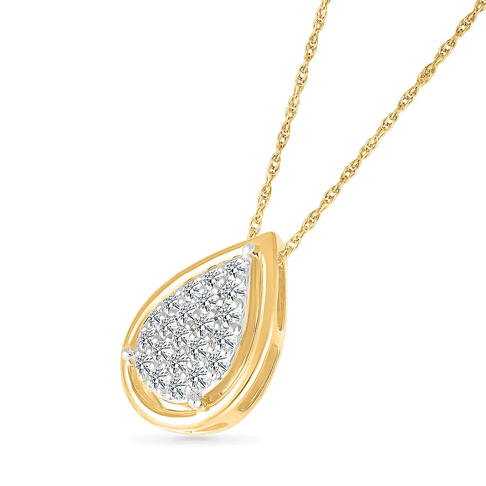 The Gleam Of Glory Diamond Pendant