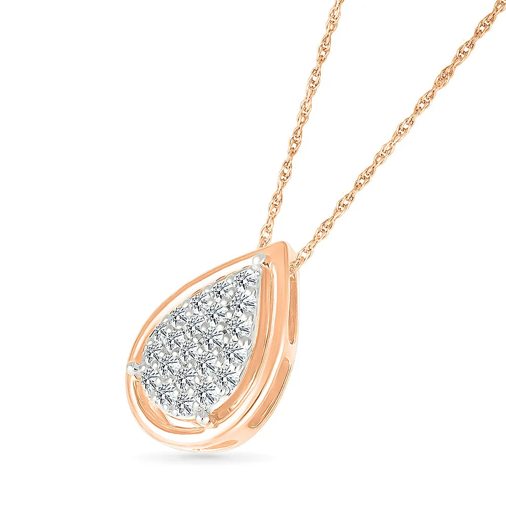 The Gleam Of Glory Diamond Pendant