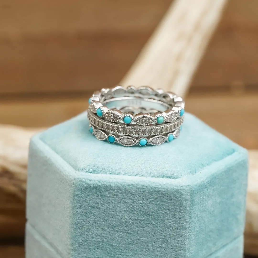 The Turquoise Vintage Stacking Band