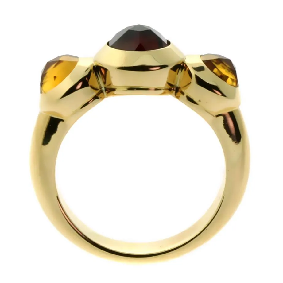 Tiffany & Co. Citrine Garnet Gold Ring