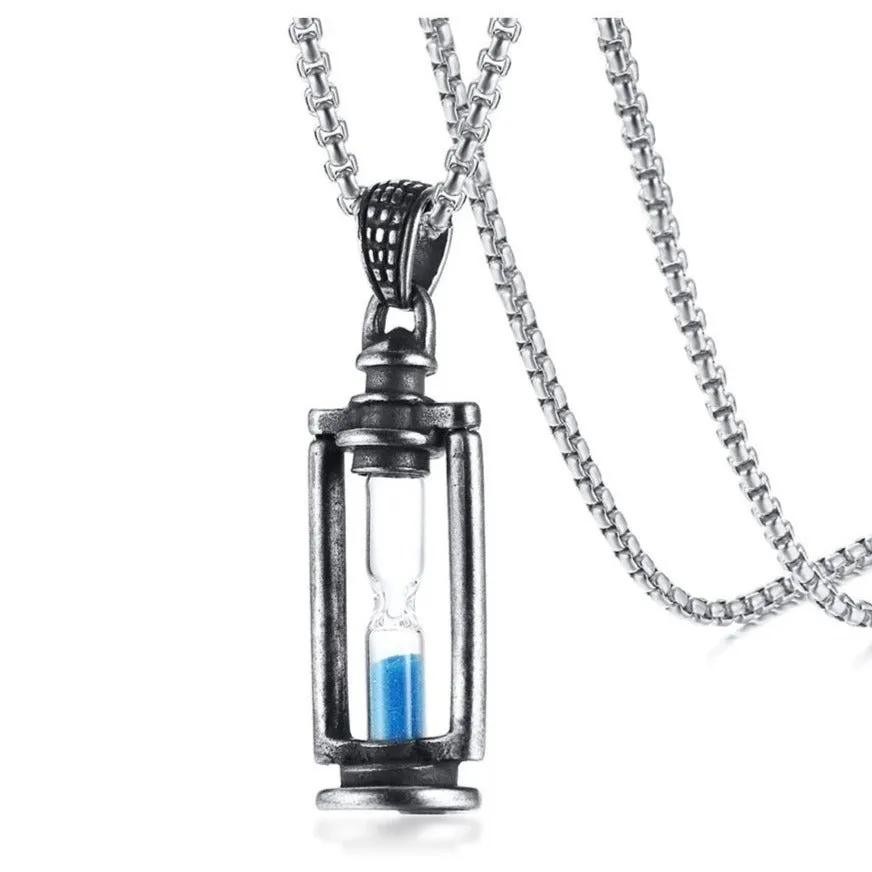 Time Traveler's Hourglass Necklace