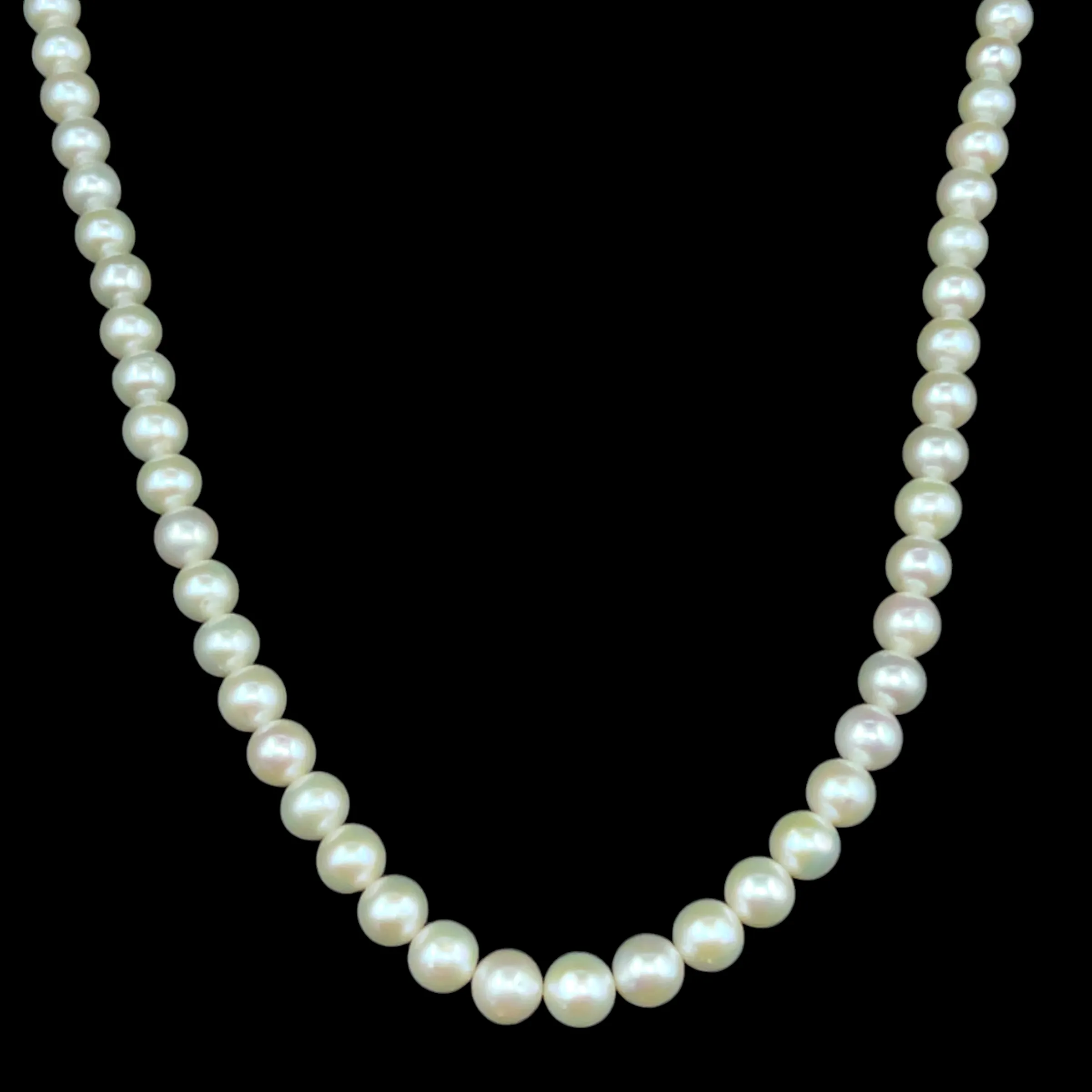 Timeless Plain Pearl Necklace June Birthstone Jewelry