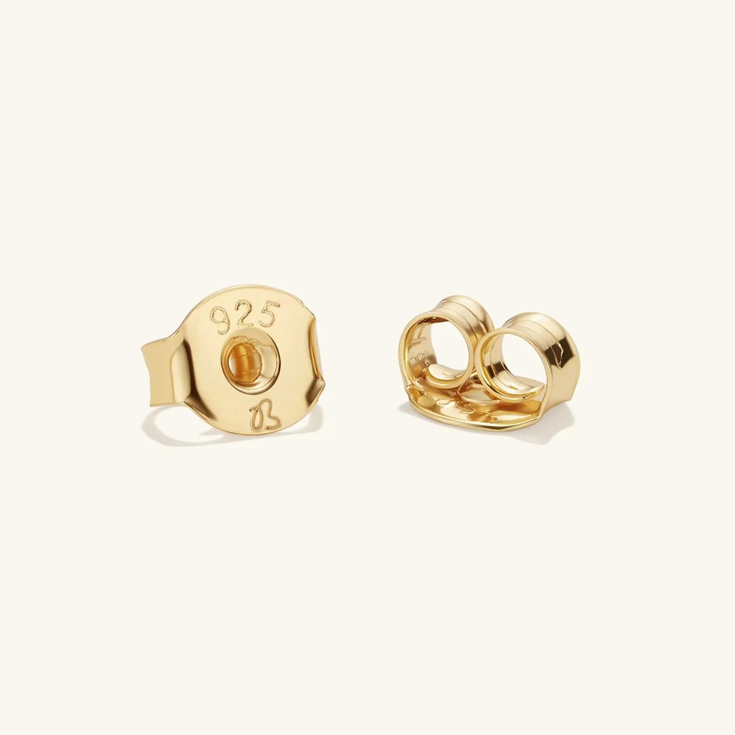 Tiny Lotus Studs | Diamond