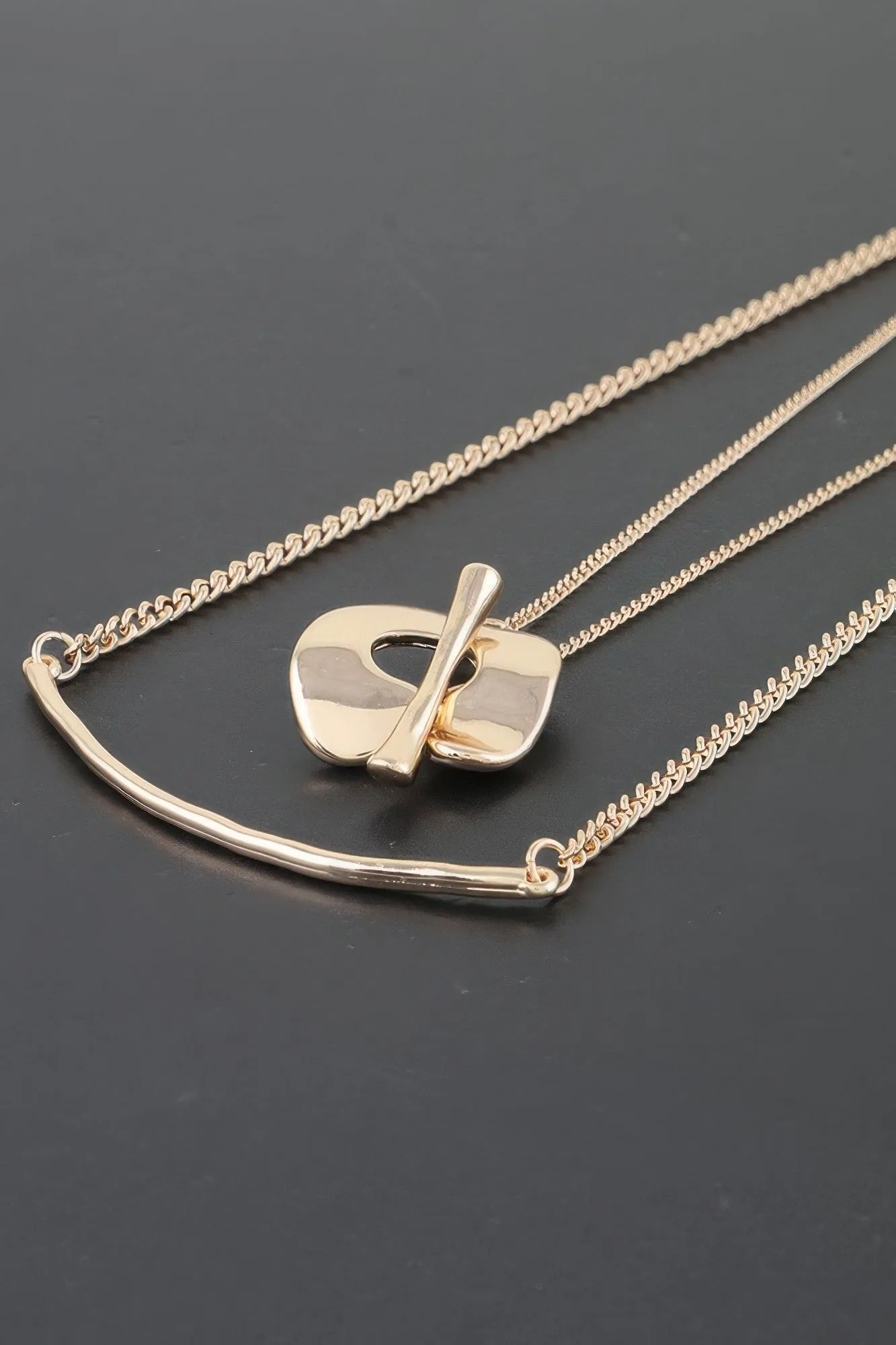 Toggle Hook Chain Necklace