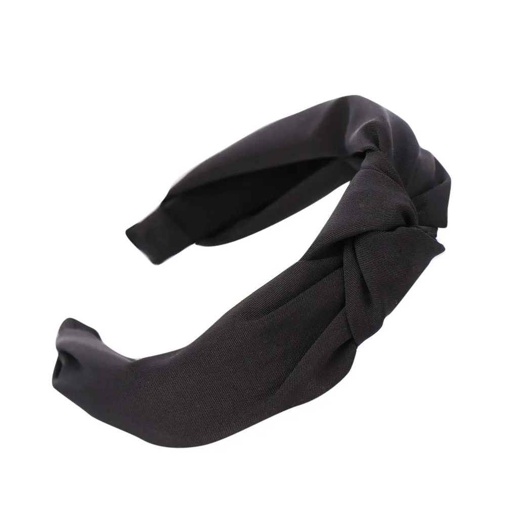 Turban Headbands for Women Beaded Hair Hoop Headband Handmade Jewelry Hair Bands Wedding Hair Accessories