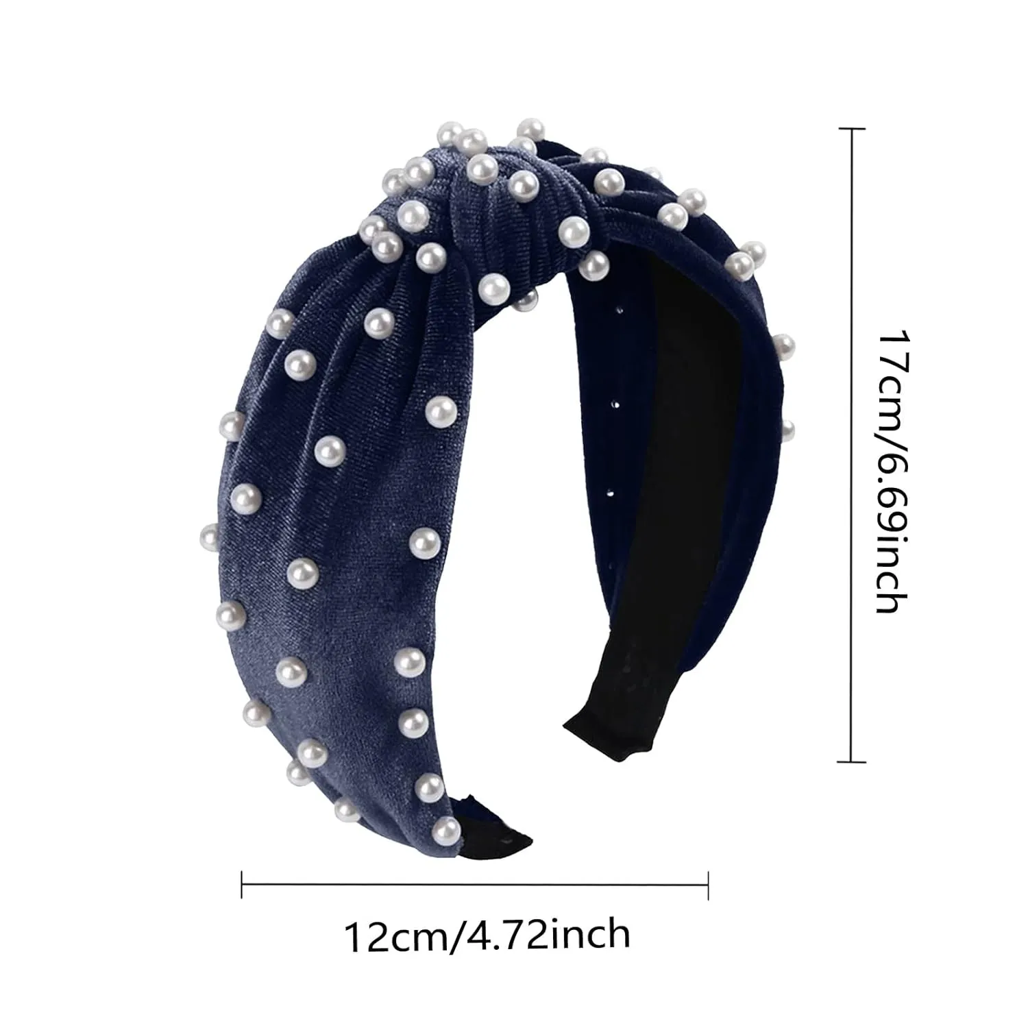 Turban Headbands for Women Vintage Flower Printed Headband Crystal Elastic hairbands Wedding Hair Accessories