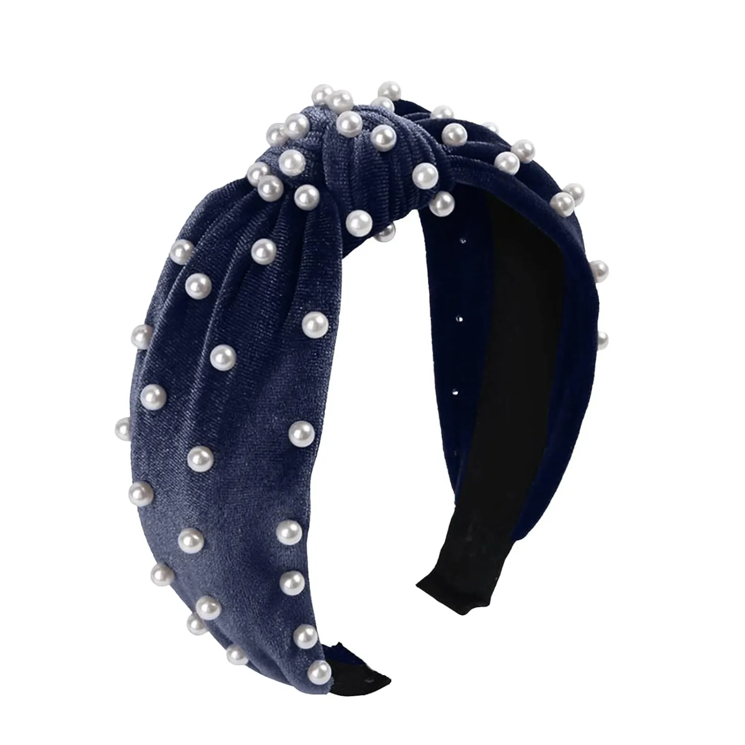 Turban Headbands for Women Vintage Flower Printed Headband Crystal Elastic hairbands Wedding Hair Accessories