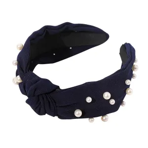 Turban Headbands for Women Vintage Flower Printed Headband Elastic Rhinestone Hair Bands Hair Accessories Jewelry