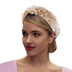 Turban Headbands for Women Vintage Flower Printed Headband Handmade Jewelry Hair Bands Wedding Hair Accessories