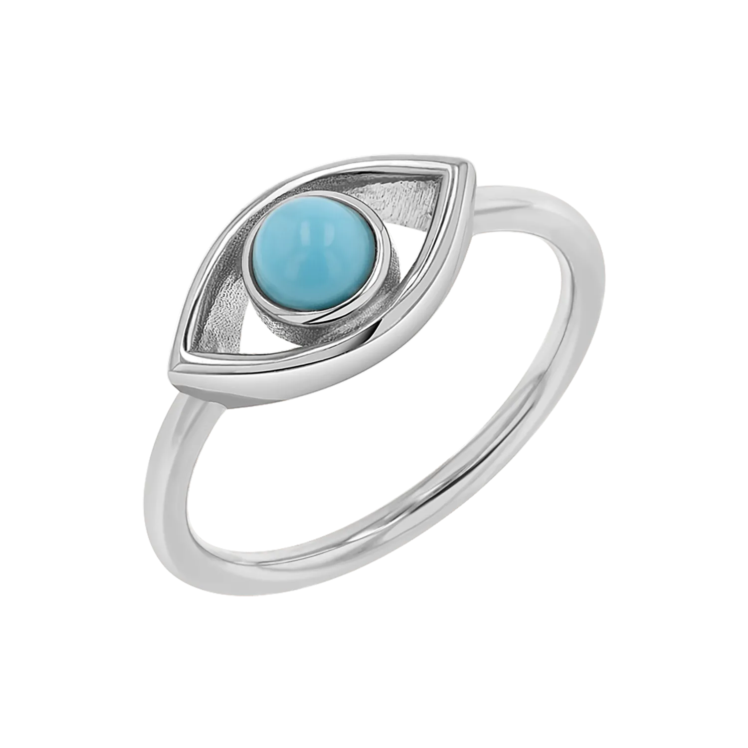 Turquoise Evil Eye Ring