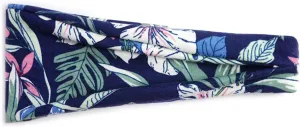 Unisex Party Headband Women Casual Printing Yoga Hairband Sports Elastic Sweat Absorbing Headband Yoga (Navy, One Size)