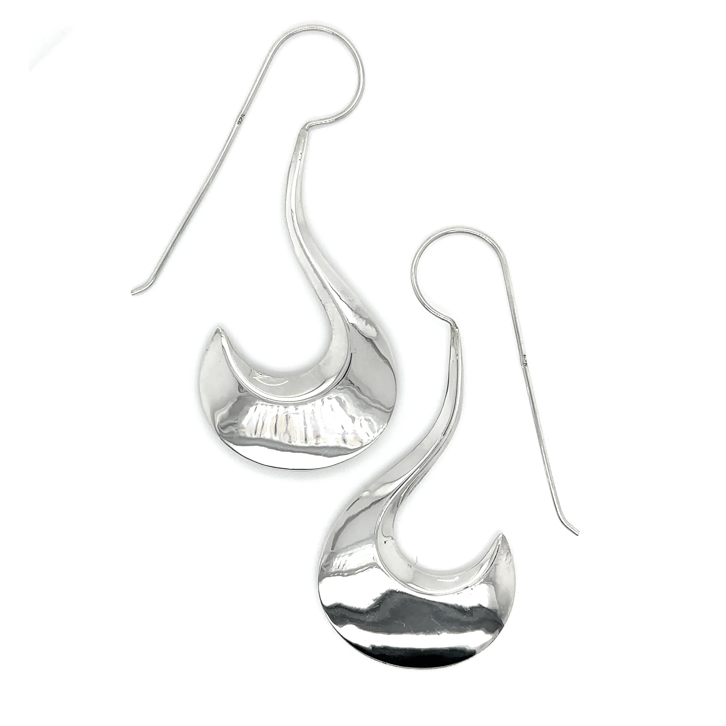 Victorian Style Curved Earrings