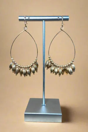 Vintage Fringe Earrings Gold