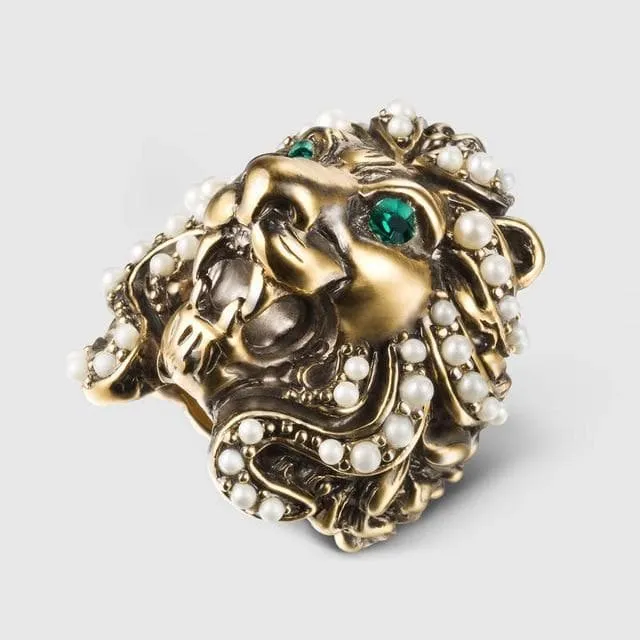 VINTAGE LIONHEAD RING