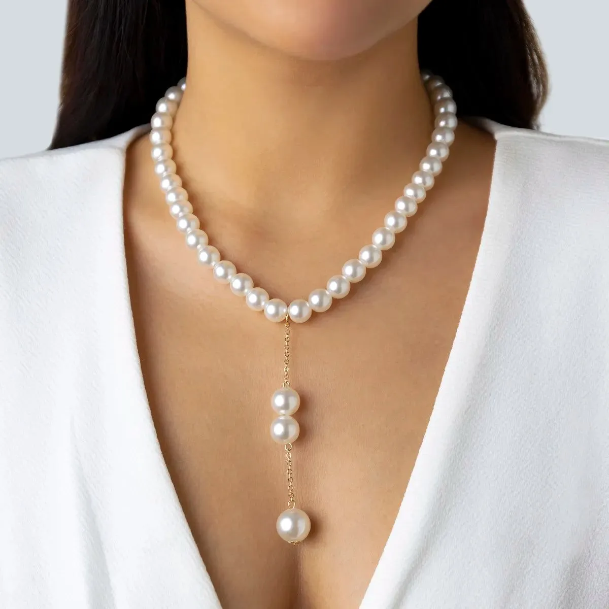 Vintage Pearl Heart Necklaces Collection