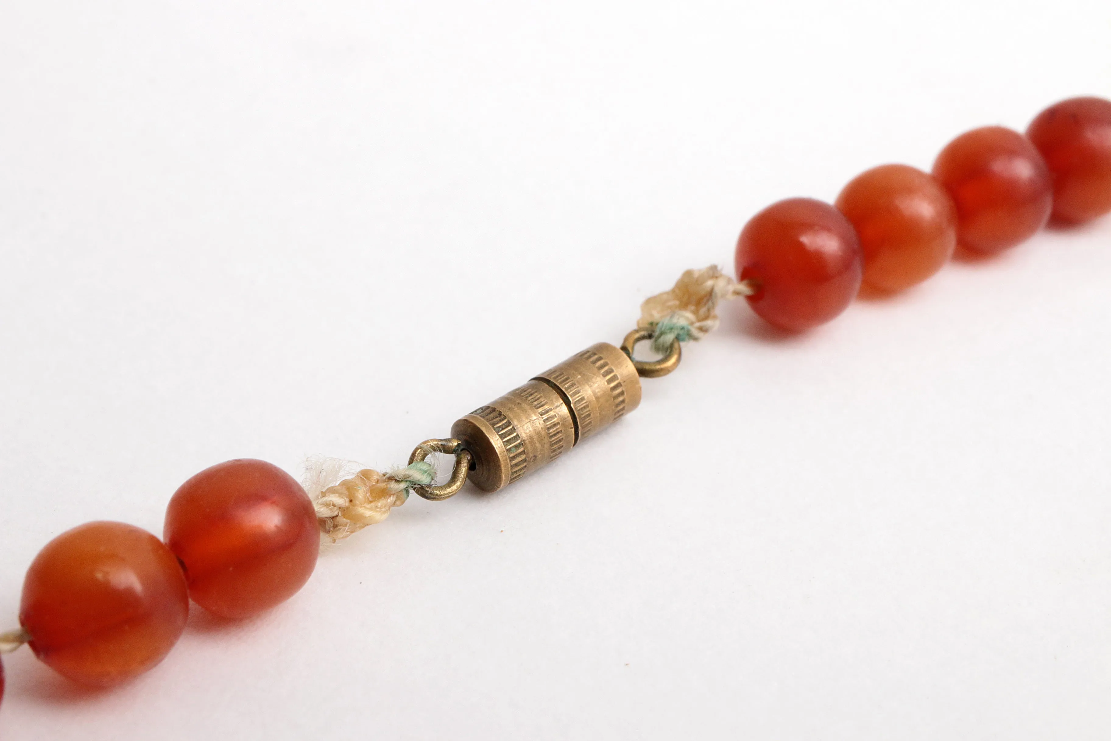 Vintage Set of Four Amber Necklaces, 1960s