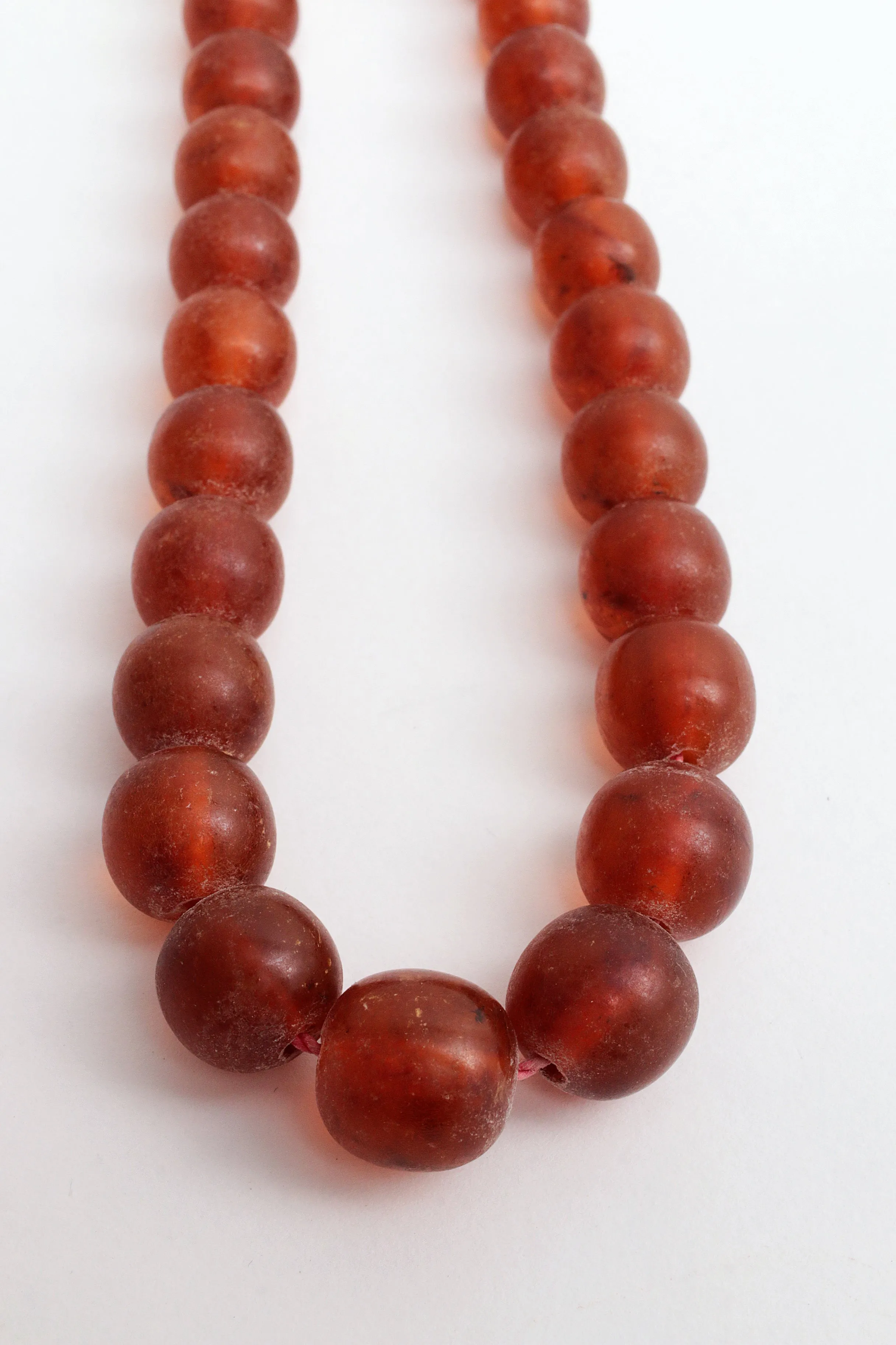 Vintage Set of Four Amber Necklaces, 1960s