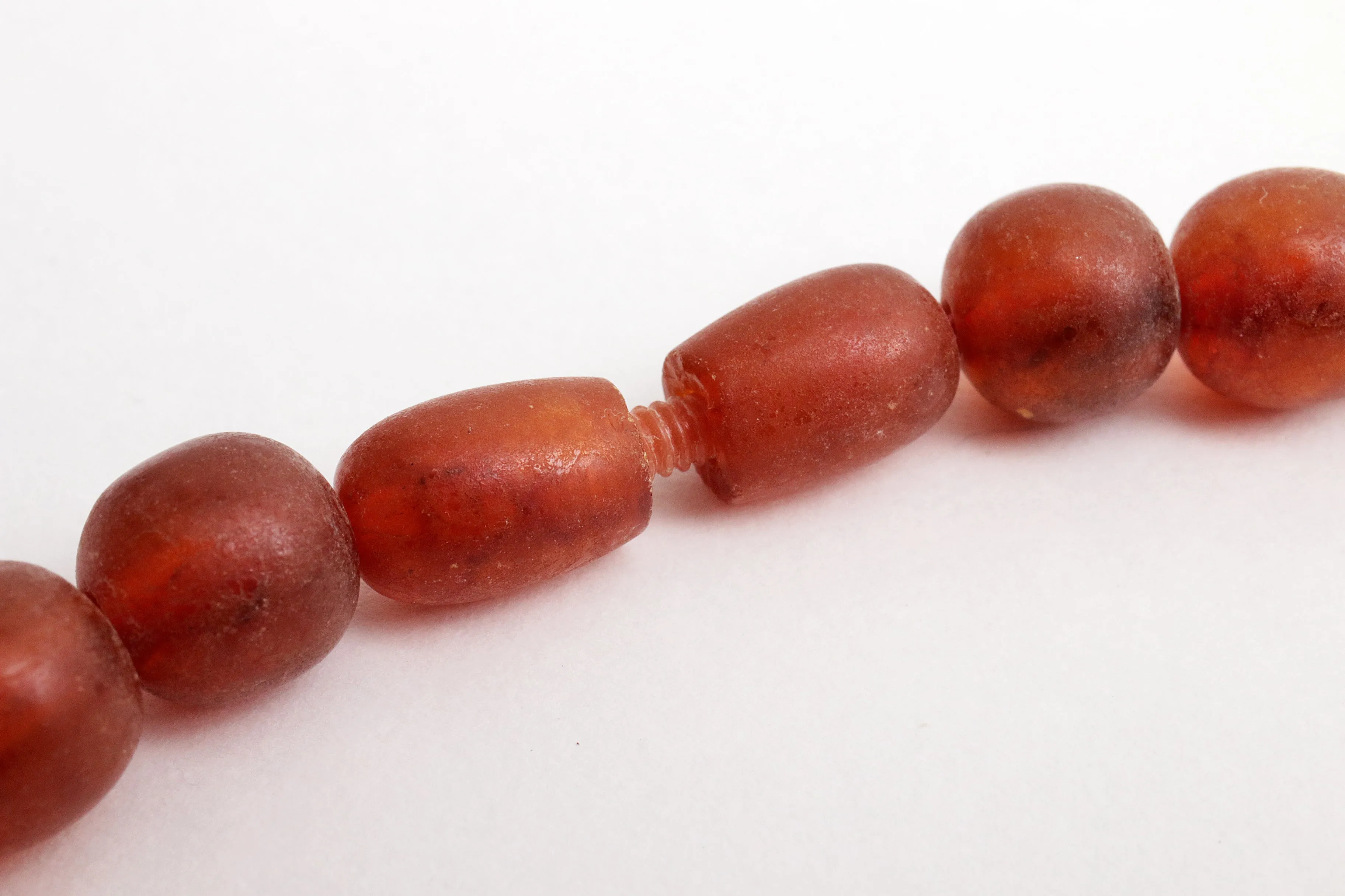 Vintage Set of Four Amber Necklaces, 1960s