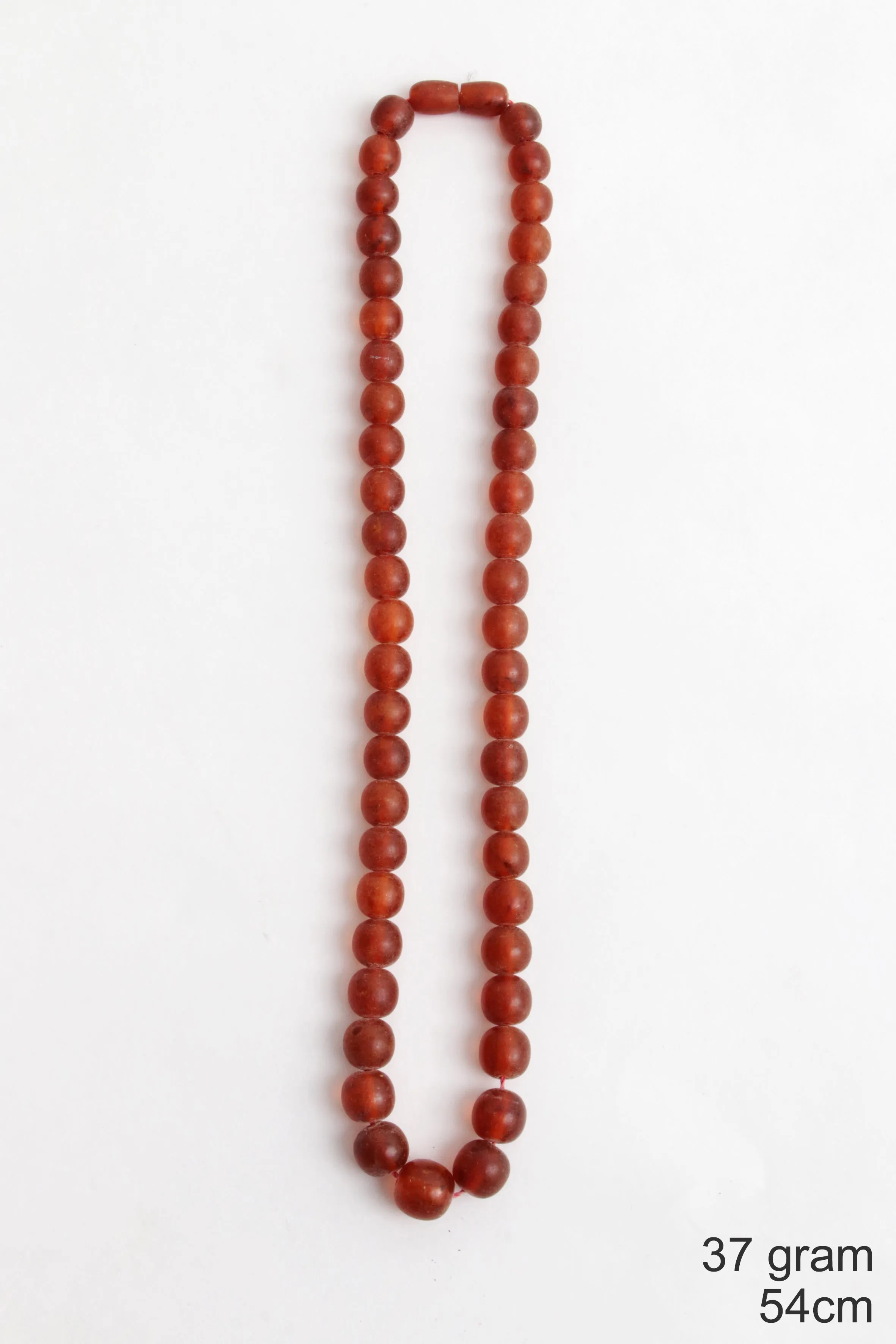 Vintage Set of Four Amber Necklaces, 1960s