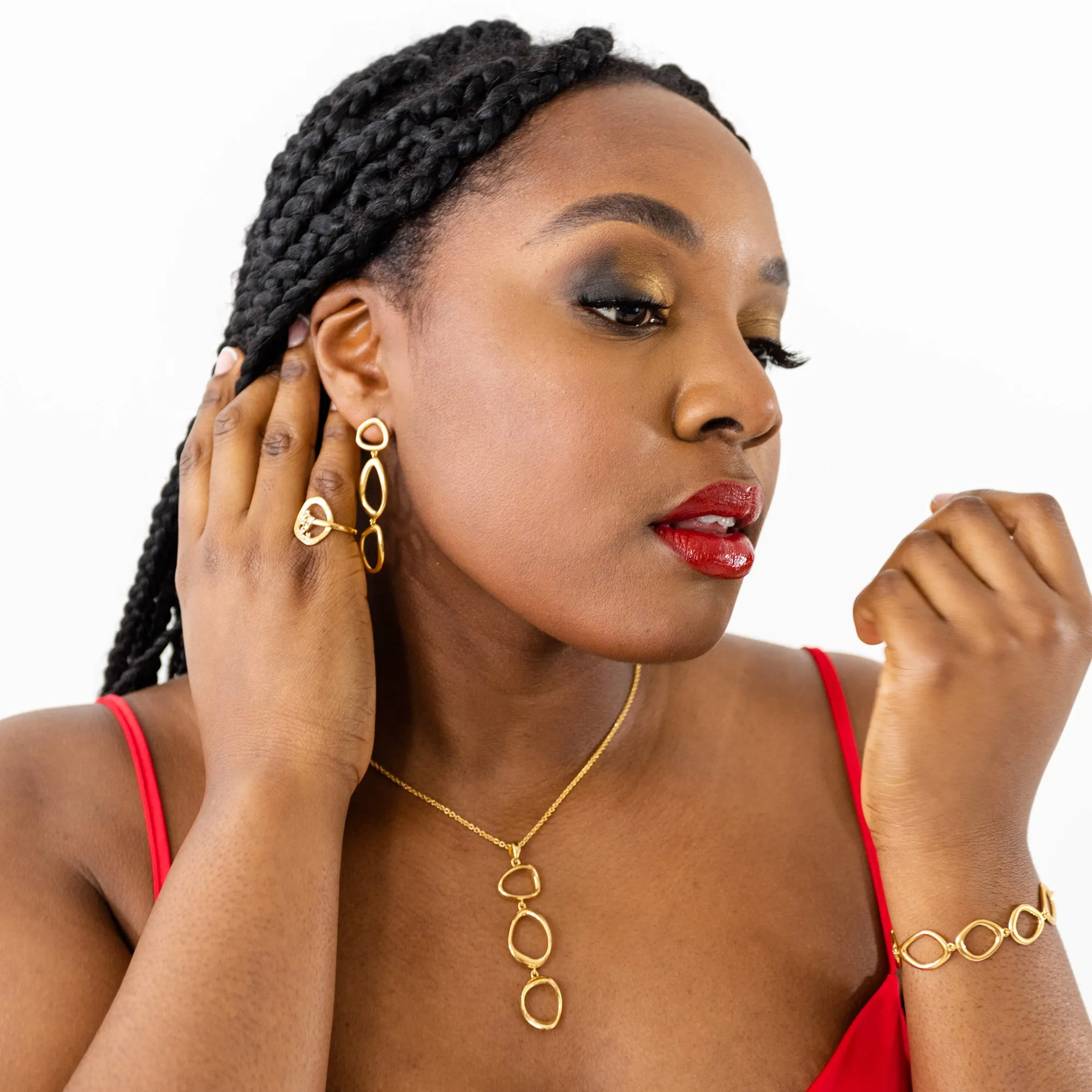 Volcan Necklace in 18ct Gold Vermeil