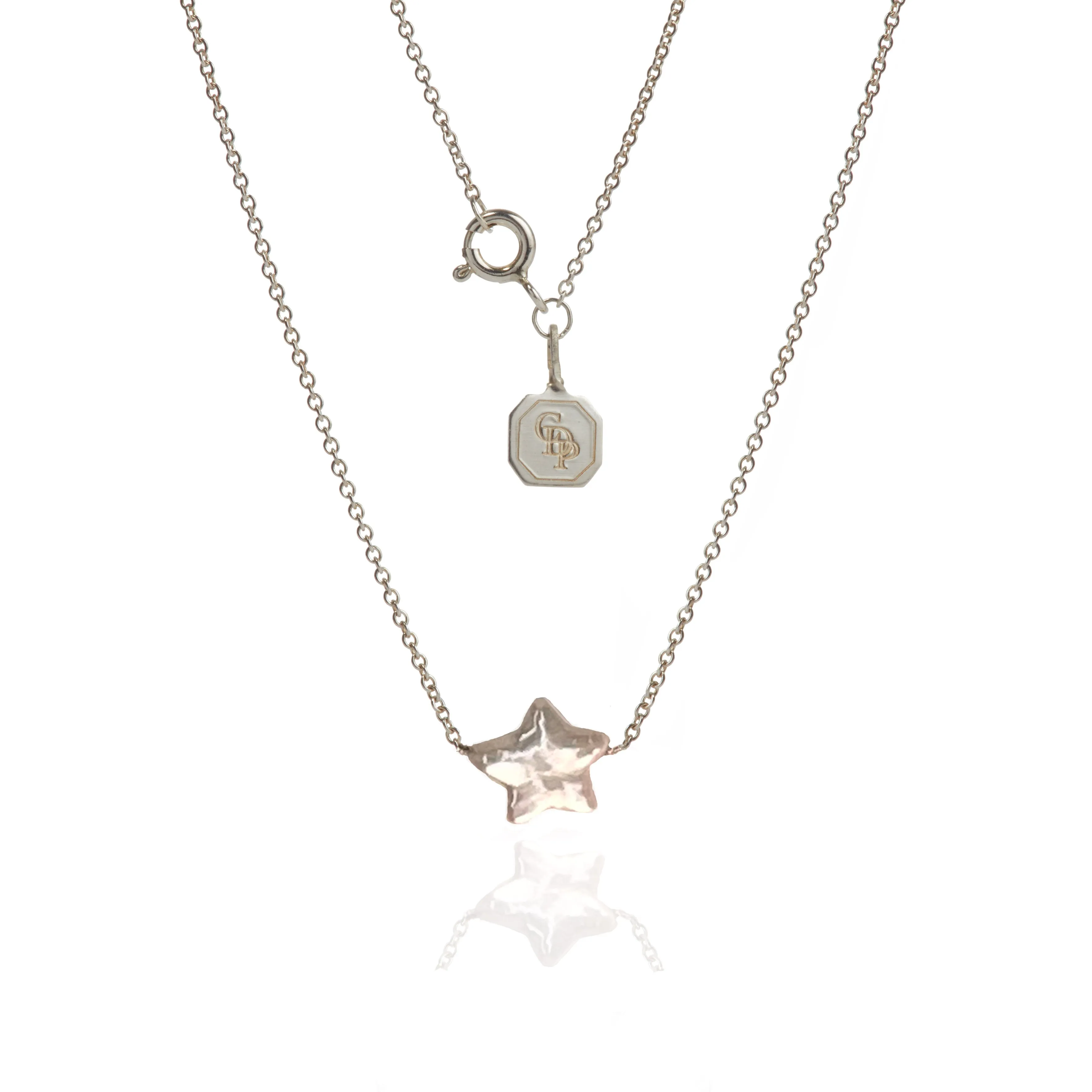 White Freshwater 'Star' Pendant