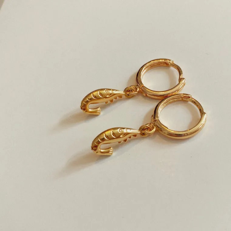 Wholesale Simple Small Gold Fashionable Animal Series Earrings