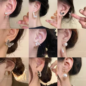Wholesale Vintage Simple Pearl Earrings