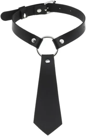 Women Bow Tie Neck Collar Choker Necklace Adjustable Handmade Hip Hop Costume Cosplay Nightclub Choker