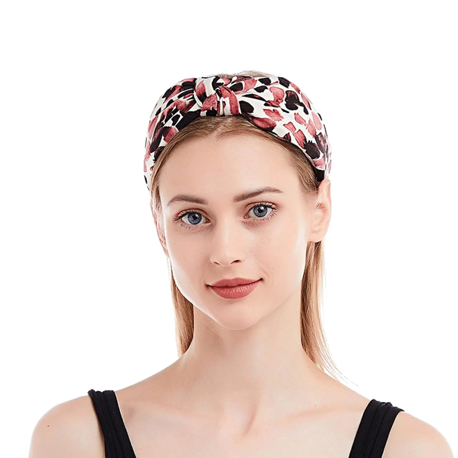 Women hairbands for women's hair Elastic Head Wrap Hair Band Print Headband makeup headband ladies Bandana knotted Headband